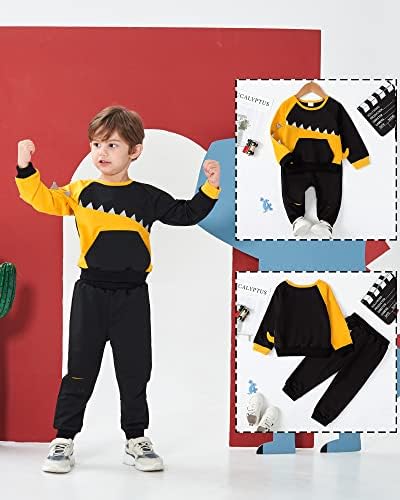 Toddler Baby Boy odjeća Little Boy odjeća s dugim rukavima Crewneck Dukserice Dječje hlače 2pcs Outfits