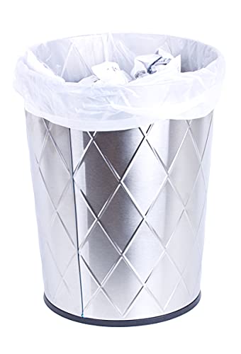 Aluf plastika 4 galon 0,5 mil bijele vreće za smeće - 17 x 18 - pakovanje od 200 - za dom, kuhinju, kupatilo