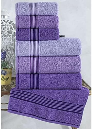 Lysldh 6pc pamuk ručnik za ručnik za ručnik za odrasle muškarci za žene ručnik za kupanje Postavite brzu