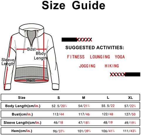 Icyzone ženske majice s dugim rukavima Atletski pokretni vrhovi track jaknu četvrt-zip pulover
