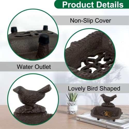 Kavsi Vintage Metal sapun, nosač od livenog gvožđa Sapun za kupatilo, kućni ukrasni ptičji sapun za ptice