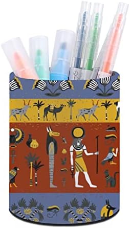 Drevna egipatska religija štampani držač olovaka pencil Cup za stoni Organizator četkica za šminkanje držač
