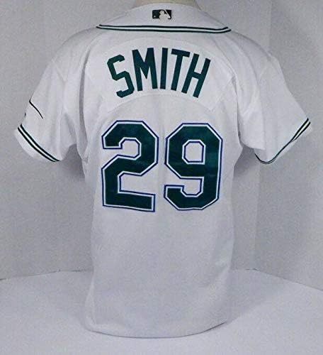 2002 Tampa Bay Rays Jason Smith 29 Igra Polovni bijeli dres DP06045 - Igra Polovni MLB dresovi