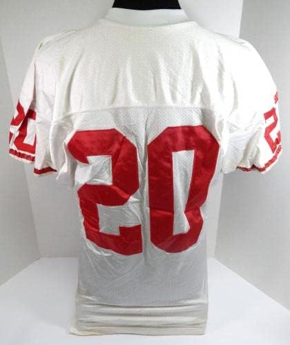 Krajem 1980-ih početkom 1990-ih San Francisco 49ers 20 Igra Polovni bijeli dres 44 720 - Neincign NFL