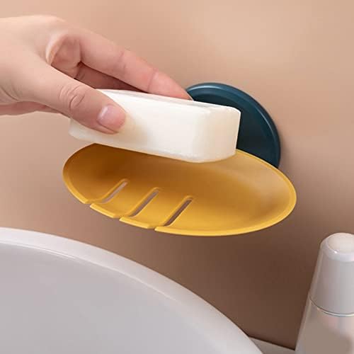 Wyndel držač sapuna 1pc Žuta kupaonica sapun sapuna visi bez noktiju, direktno instalirajte kupaonicu kuhinjski