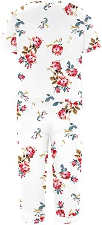 Odjeća Y2K pamučni grafički ispisi cvjetni set za pant za djevojke jeseni ljetni pant MH MH