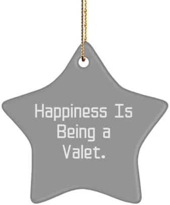 Inspirational Valet, sreća je Valet., Valet Star Ornament iz suradnika
