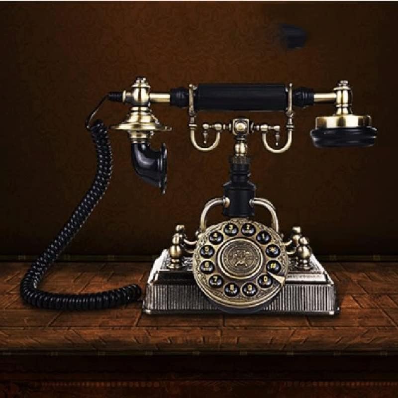 DHTDVD Klasični antikni telefonski modni vintage telefonski fiksni telefon