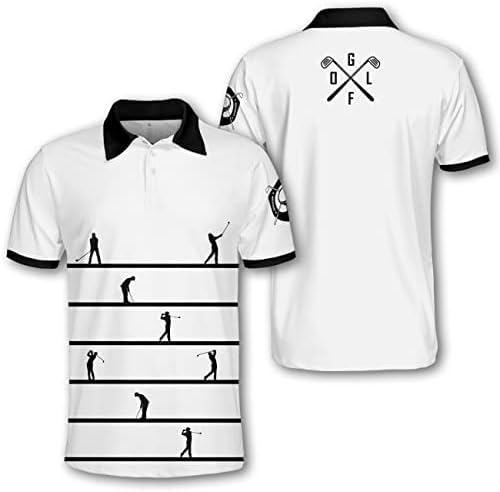 Musbiri, Funny golf Shirts za muškarce, Crazy golf Shirts za muškarce, Funny Golf Polo, golf Shirts za muškarce