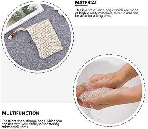 Healifty piling za kupanje lufa za kupanje 5kom sapun piling torba za sapun torbica za uštedu sapuna ručno