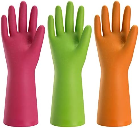 Bamllum 3 para gumene rukavice za čišćenje za domaćinstvo-rukavice za pranje posuđa za višekratnu upotrebu