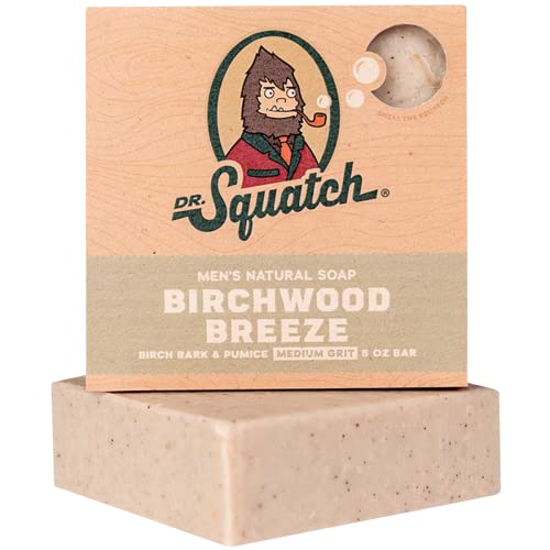 Dr. Squath britchwood Breeze 3 bar pakovanje - hladno prerađen sapun napravljen za muškarce - srednje griz