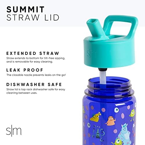 Jednostavna moderna Dječija flaša za vodu Plastična Tritan šolja bez BPA sa slamnatim poklopcem otpornim