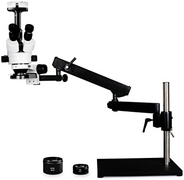 Vision Scientific VS-9FZ-IFR08-10n Simul-fokalni Trinokularni Zoom Stereo mikroskop,10x WF, 3.5 X—90x uvećanje,