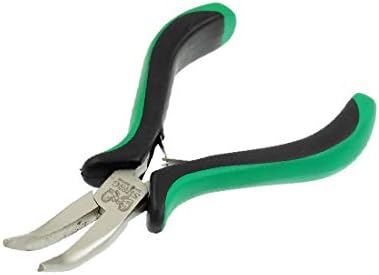 X-Dree Green Crna plastična ručka obložene zakrivljene savijene cijevi cijevi za oblaganje piegata (Cutter