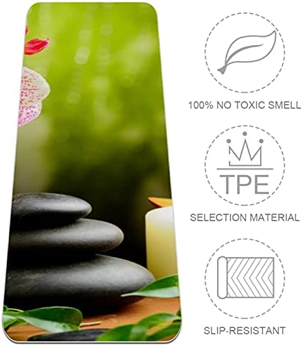 Siebzeh Zen Premium Thick Yoga Mat Eco Friendly Rubber Health & amp; fitnes non Slip Mat za sve vrste vježbe