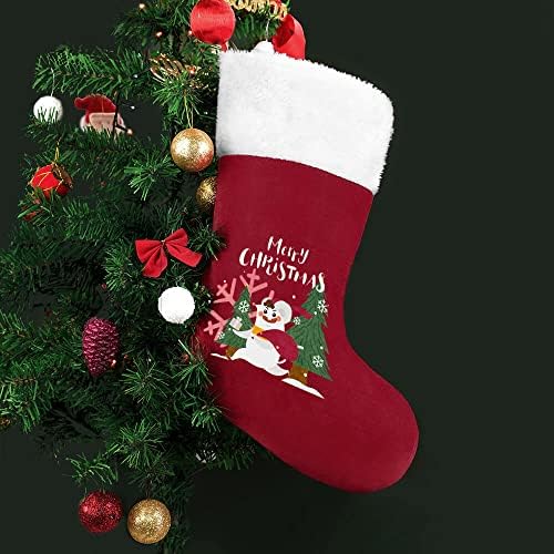 Yamayday Personalizirana fotografija Božićne čarape, DIY Custom Dodajte fotografiju Tekst Božićne čarape
