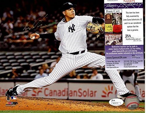 Dellin Budance New York Yankees potpisali su autogramirani 8x10 fotografija JSA N69975