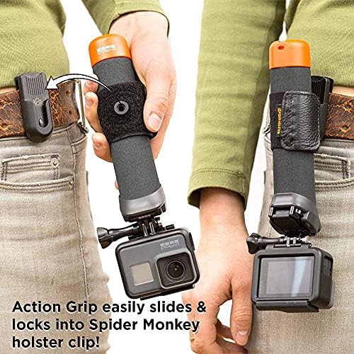 Spider Holster - Spidermonkey kaiš za kaiš-kaiš i elastična omotač za akcijsku kameru - kaiš za kamen za