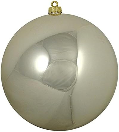 Northlight Shiny Gold Shatterproof Božić Ball Ornament 4