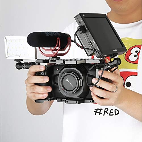 Fotowelt kavezni pribor za Blackmagic dizajn džepna kino Kamera 6K 4k Protector Rig sa hladnim nosačem za