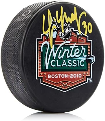 Tim Thomas potpisao Boston Bruins 2010 Winter Classic Pak-Autogramed NHL Paks