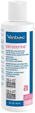 Virbac Epi-Soothe šampon za kućne ljubimce za pse, mačke i konje-za suhu ili osjetljivu kožu