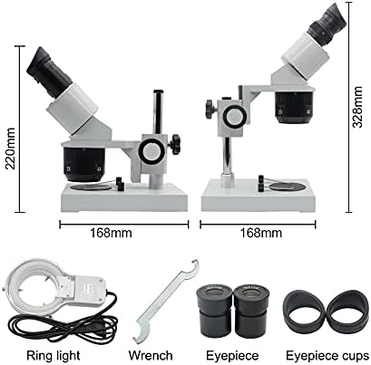 TREXD 10x-20x-30X-40X binokularni Stereo mikroskop osvijetljeni industrijski mikroskop sa Okularom za popravku