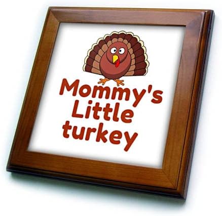 3drose slatka tekst Mommys little Turska uokvirena pločice
