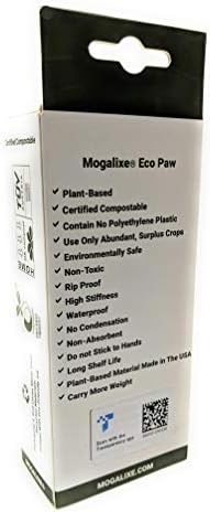 MOGALIXE Kompostabilne vreće za Kakicu, ukupno 60 vreća, vrećice za otpad za kućne ljubimce na biljnoj bazi,