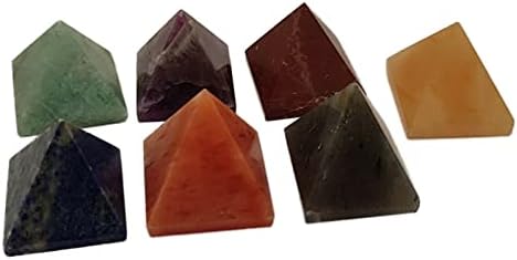 Sharvgun 10-12 mm Sedam CHAKRA liječenja Crystal piramida od 7 reiki draguljarski poklon Ukloni negativni