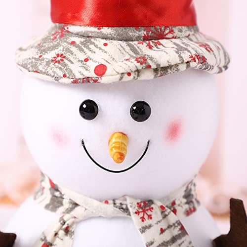 Weimay 1kom Božić dekoracije Božić Tree Accessories šiljasti šešir snjegović mali poklon prozor Božić snjegović