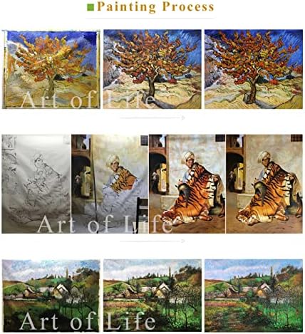 80-1500 dolara ručno oslikali nastavnici umjetničkih Akademija - 2 uljane slike Idle Moments Arapsko Dvorište