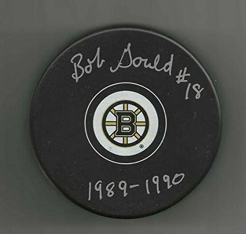 Bob Gould potpisan & upisan Boston Bruins Pak-potpisanim NHL Pak