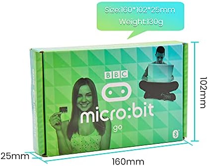 Keyestudio Micro: bit v2 go kit originalni mikrobit v2 starter kit, sa mikro: bitnim V2, držačem baterije,