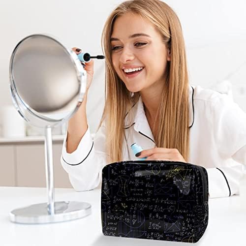 Travel Makeup Bag Vodootporna kozmetička torba toaletna torba za šminku za žene i djevojke, jednadžbu Matematička