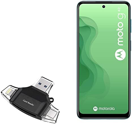 BoxWave Smart Gadget kompatibilan sa Motorola Moto G42-Allreader čitač SD kartica, čitač microSD kartica