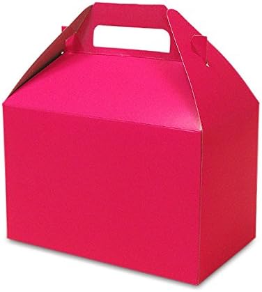 Papir Mart Food Boxes Hot Pink Gable kutije 8 x 4-7 / 8 x 5-1 / 4 | Količina: 100 Širina 4 7/8