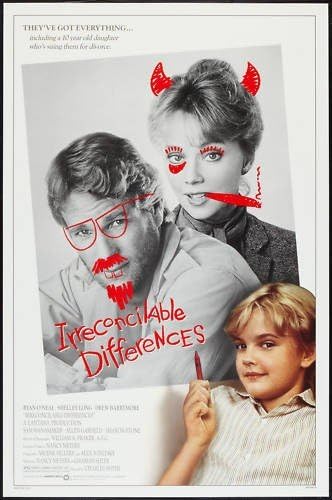 Nepomirljive razlike 27x41 Izvorni filmski poster Jedan list Rollid Drew Barrymore