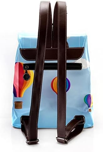 VBFOFBV Unisex ruksak za odrasle sa putne radove, šareni Cloud Topli Air Balloon Cloud
