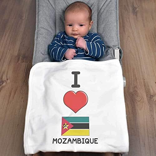 Azeeda 'Volim Mozambik' Pamuk Baby Bobe / Shawl