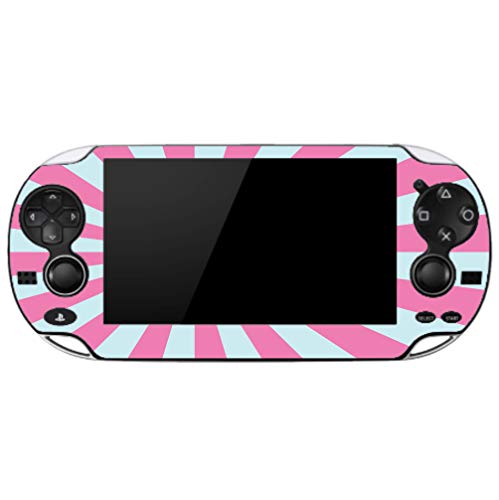 Pink i Teal Sunburst Zastava vinil naljepnica Naljepnica kože egeek amz za Playstation Vita