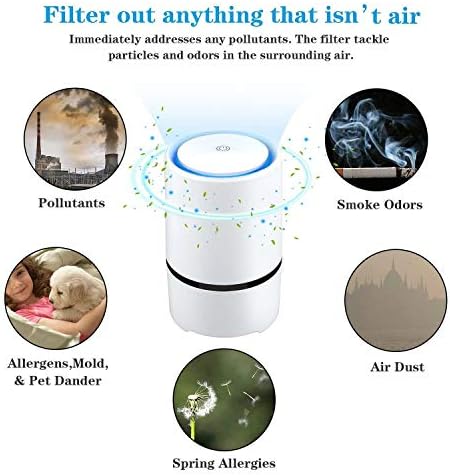Prenosivi Auto prečistač vazduha, Eliminator alergija na miris za dim, prašinu, kućne ljubimce, HEPA Eliminator