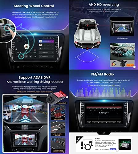 ADMLZQQ Android 11 Auto Stereo za Nissan X-Trail 2 T31 2007-2015 9 inčni ekran FM AM Radio sa Carplay Android