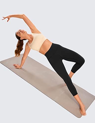 CRZ joga ženski goli osjećaj vježbanja Capris gamaše 21 inča - teretana Kompresija temmy control yoga caprit