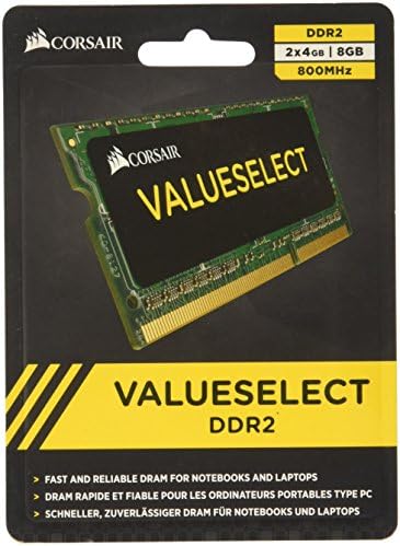CORSAIR VS8GSDSKIT800D2 8GB DDR2 800 MHz Laptop memorija
