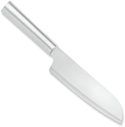Rada kuharski nož za jelo-sečivo od nerđajućeg čelika sa ručkom od brušenog aluminijuma proizvedeno u SAD,