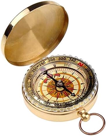 COZYLKX mesing džepni sat kompas Svjetlosni prijenosni kompas navigacijski alat za planinarenje kampiranje