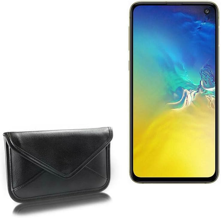 Boxwave Case kompatibilan sa Samsung Galaxy S10E - Elite kožnom messenger torbicom, sintetičkim kožnim poklopcem