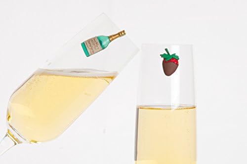 Magnetic Wine Glass Charms-Set od 6 markera za piće - jedinstvena ideja za poklon za nju - zabavni rođendanski